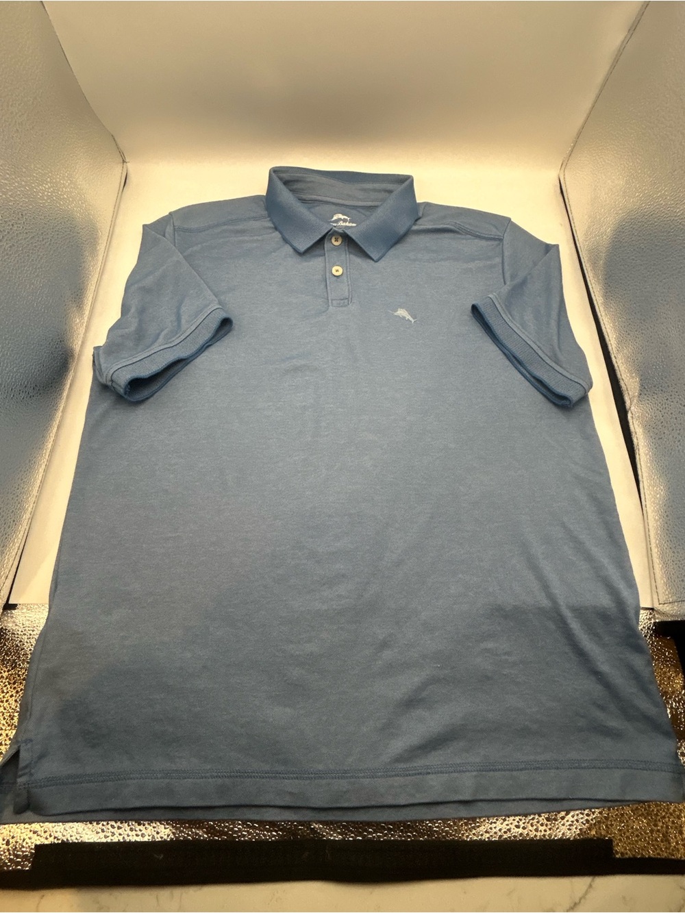 Tommy Bahama Light Blue Short Sleeve Polo